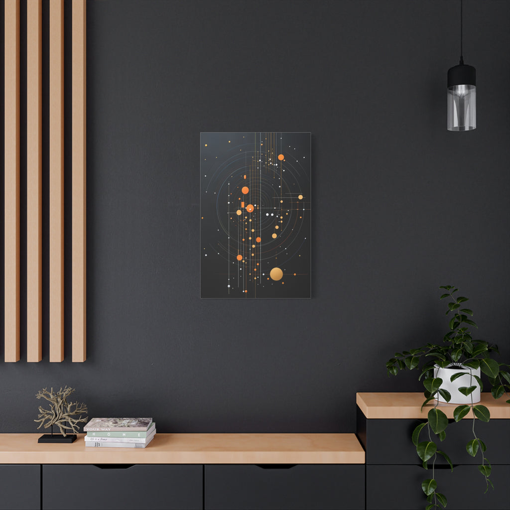 Celestial Coordinates — Planetary Blueprint Fine Art Print