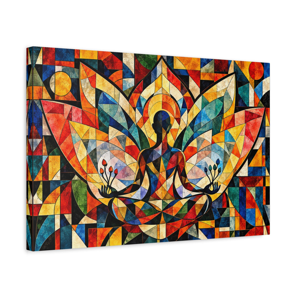 Stillness in Flight — Geometric Meditation Fine Art Print