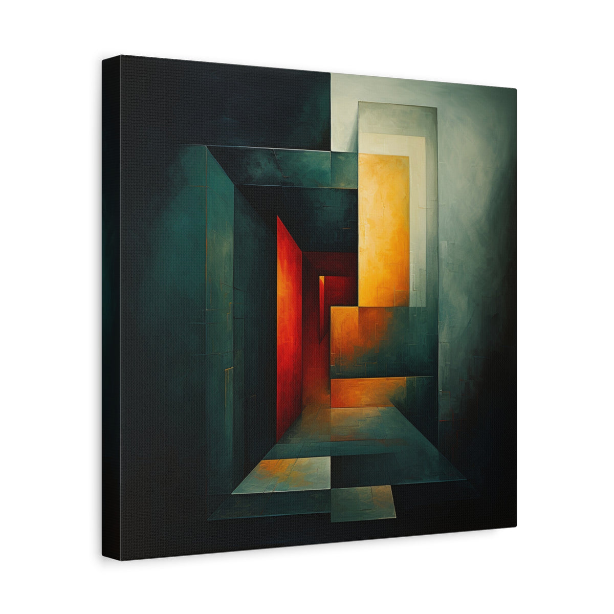 Beyond the Threshold — Modern Architectural Abstract Wall Art
