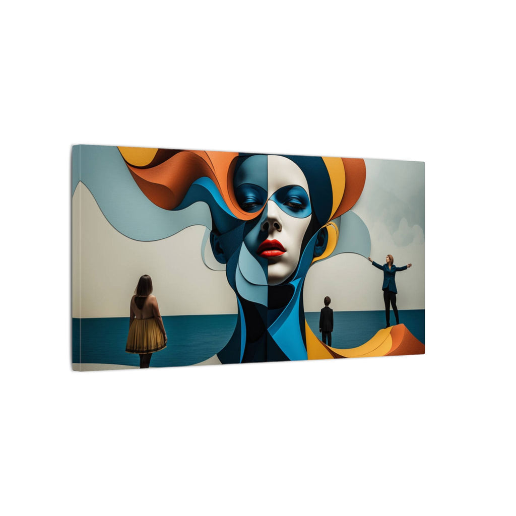 Between Tides – Modern Surreal Abstract Portrait Wall Art