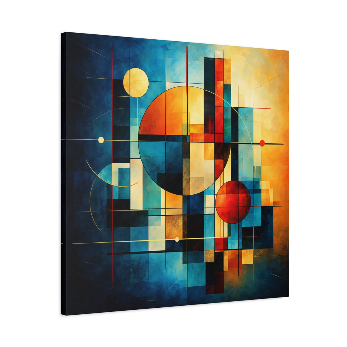 Urban Orbit — Modern Geometric Abstract Wall Art