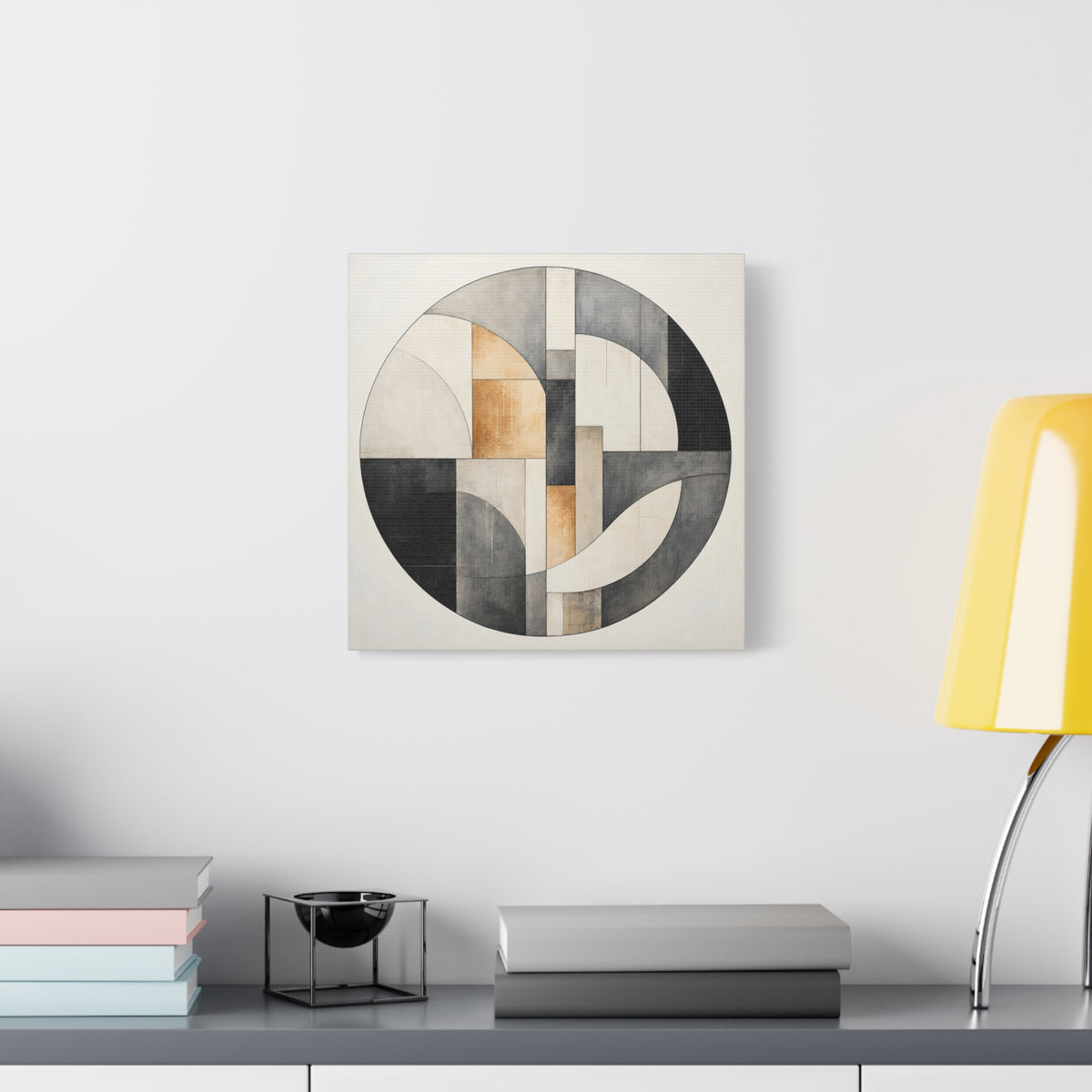 Quiet Architecture — Minimalist Geometric Abstract Wall Art