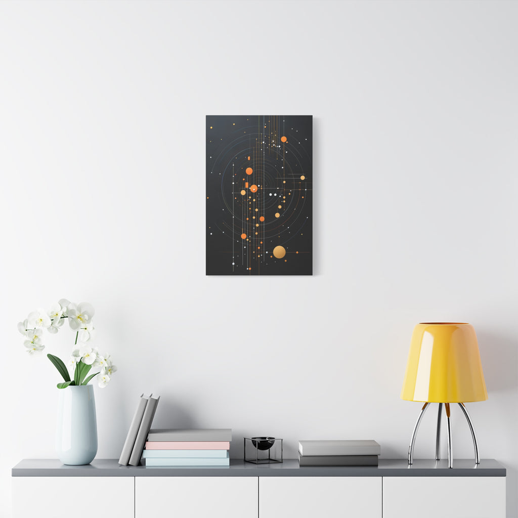 Celestial Coordinates — Planetary Blueprint Fine Art Print