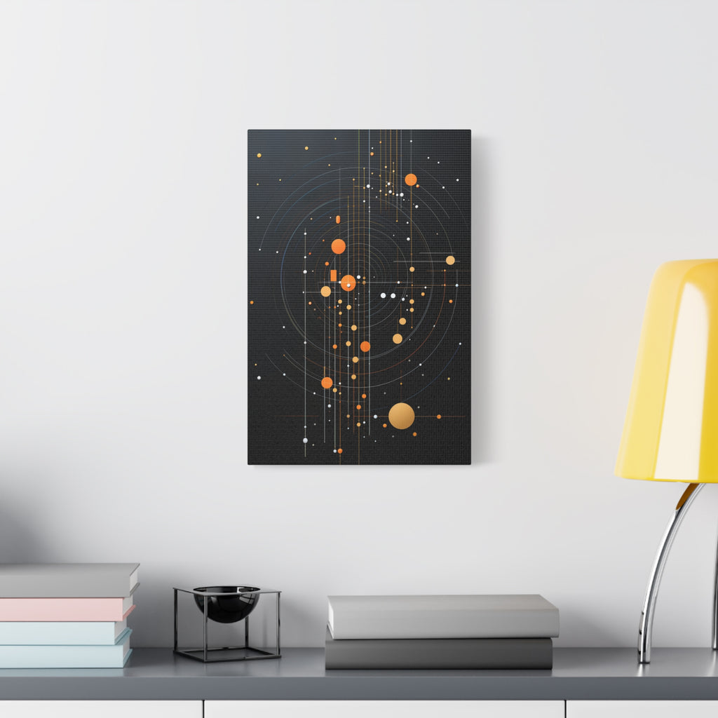 Celestial Coordinates — Planetary Blueprint Fine Art Print