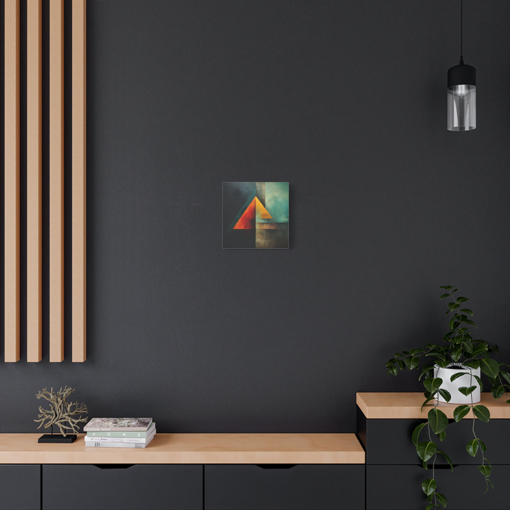Point of Convergence — Modern Geometric Abstract Wall Art