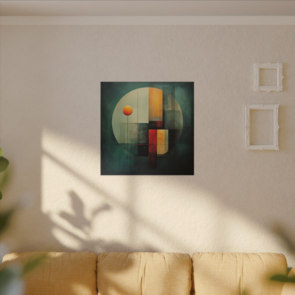 Still Point – Modern Geometric Abstract Canvas Print