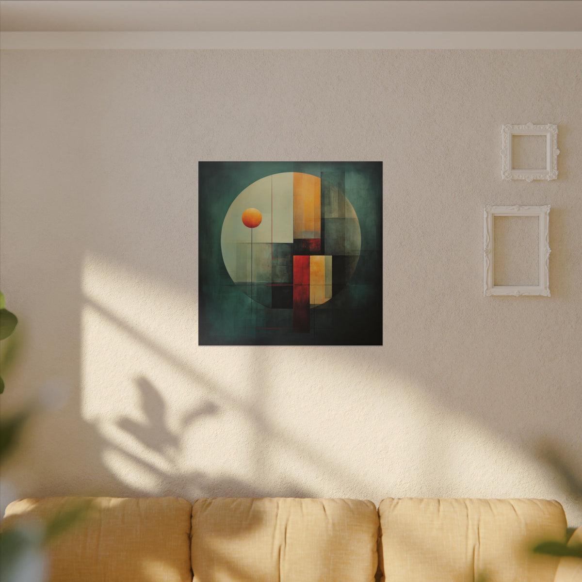 Still Point – Modern Geometric Abstract Canvas Print