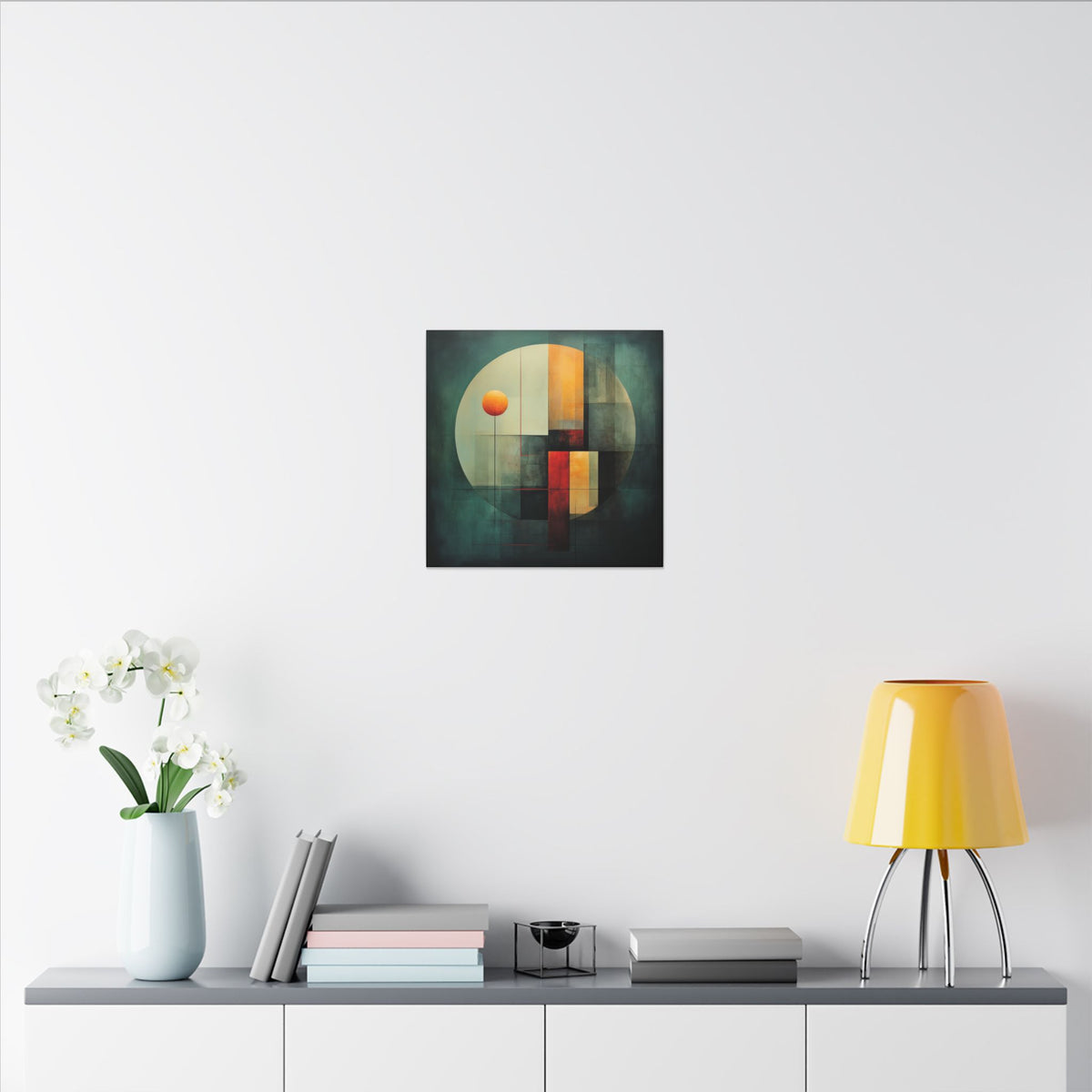 Still Point – Modern Geometric Abstract Canvas Print