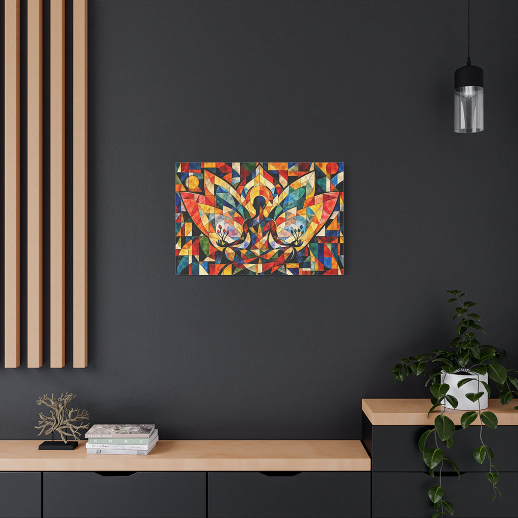 Stillness in Flight — Geometric Meditation Fine Art Print