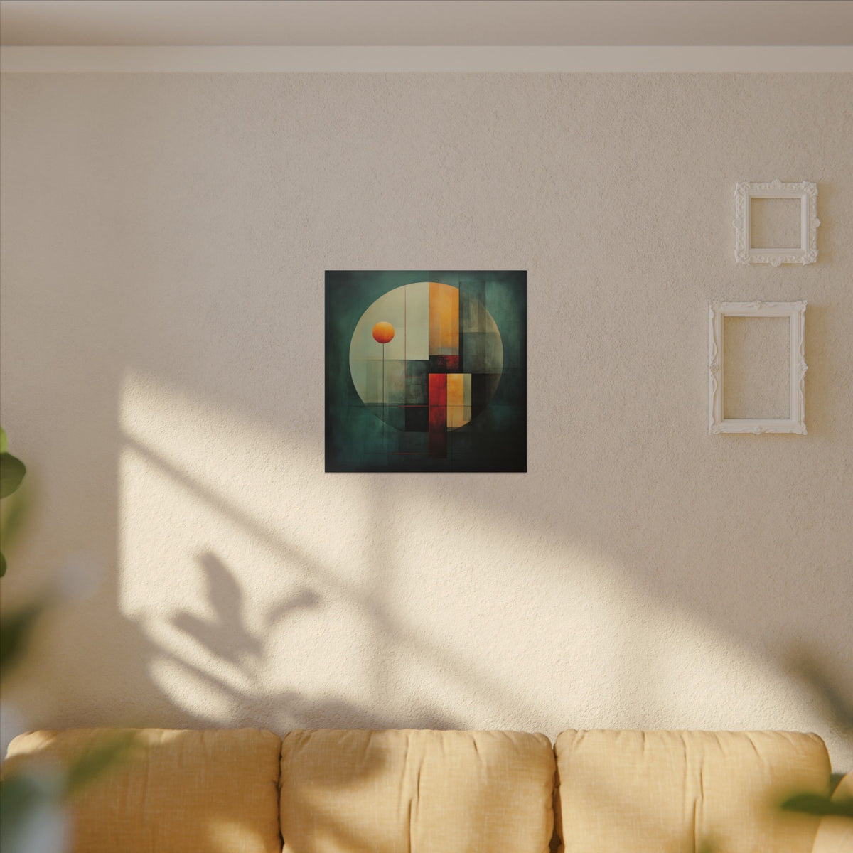Still Point – Modern Geometric Abstract Canvas Print