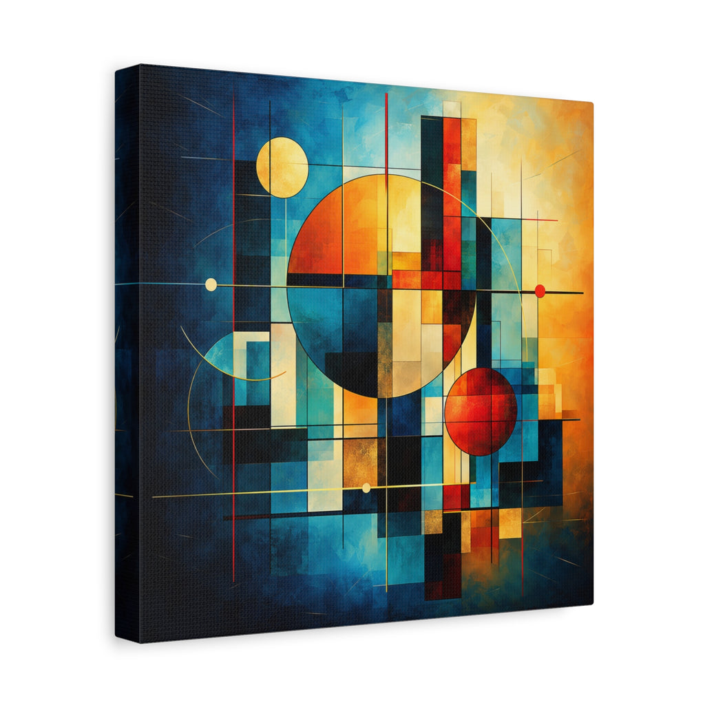 Urban Orbit — Modern Geometric Abstract Wall Art