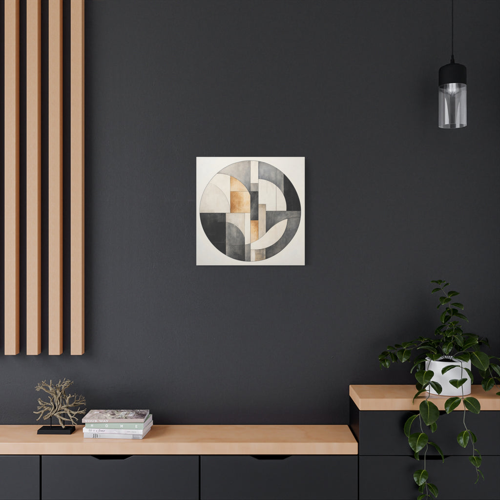 Quiet Architecture — Minimalist Geometric Abstract Wall Art
