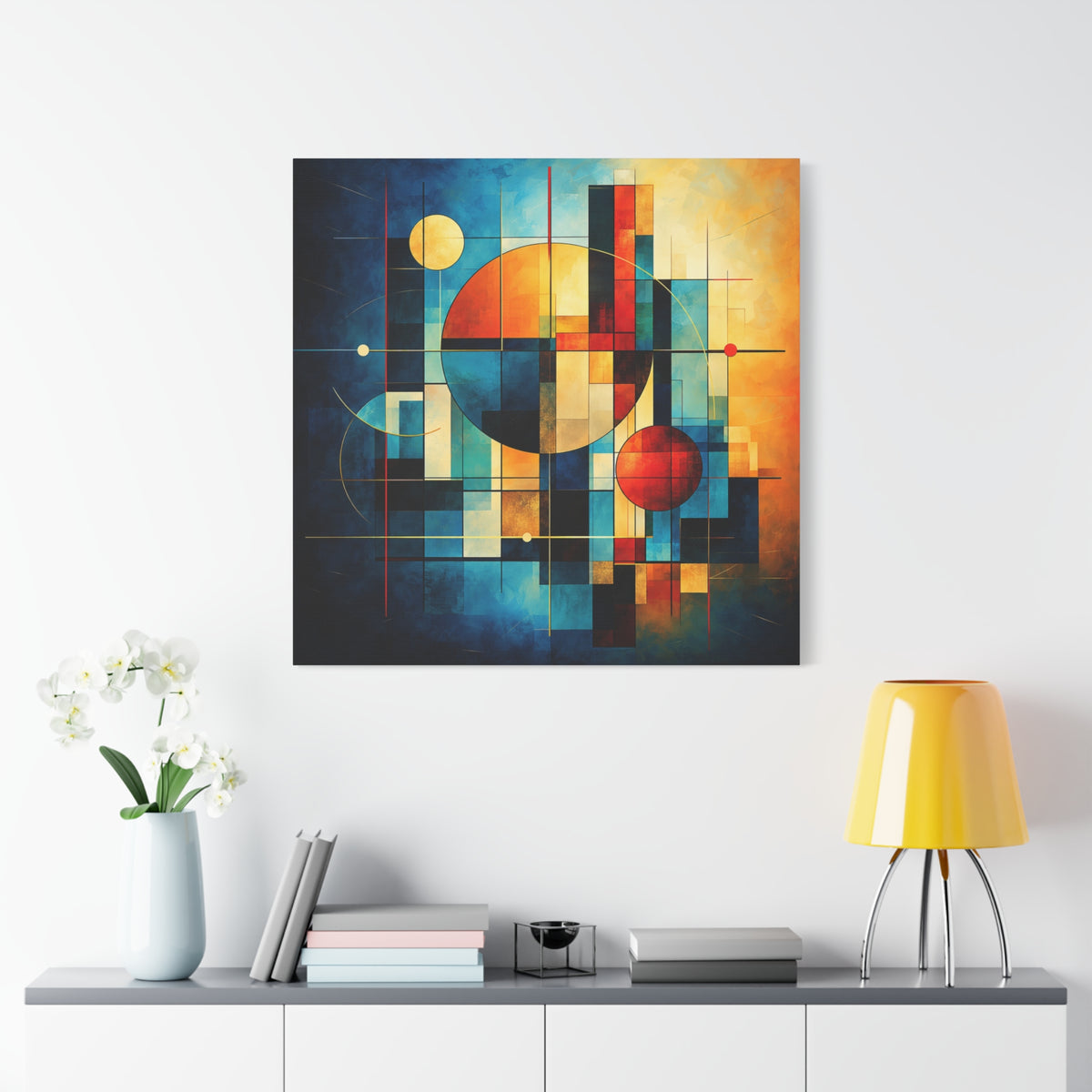 Urban Orbit — Modern Geometric Abstract Wall Art