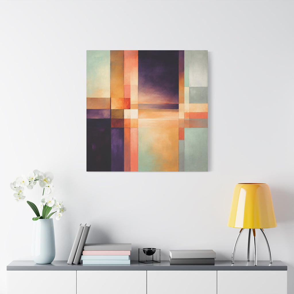 Between Light and Silence — Geometric Abstract Fine Art Print