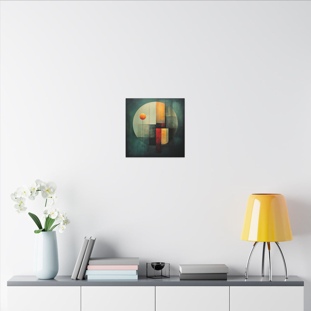 Still Point – Modern Geometric Abstract Canvas Print
