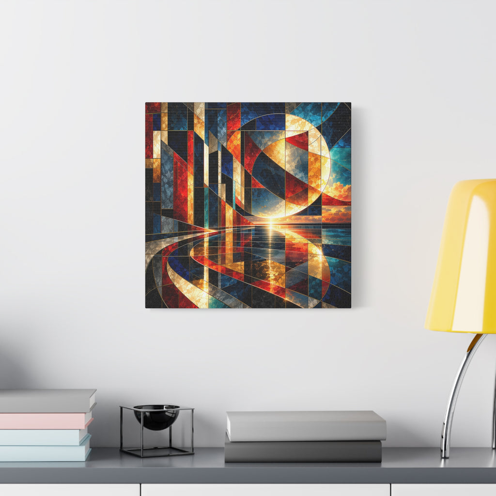 Solar Passage — Geometric Architectural Abstract Fine Art Print