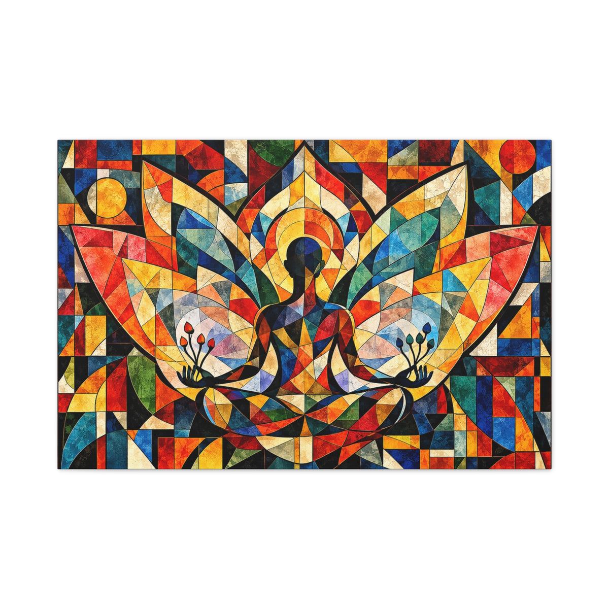 Stillness in Flight — Geometric Meditation Fine Art Print