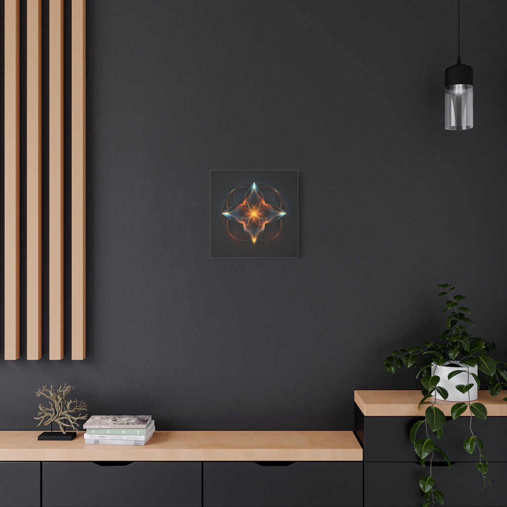 Radiant Within — Futuristic Sacred Geometry Wall Art