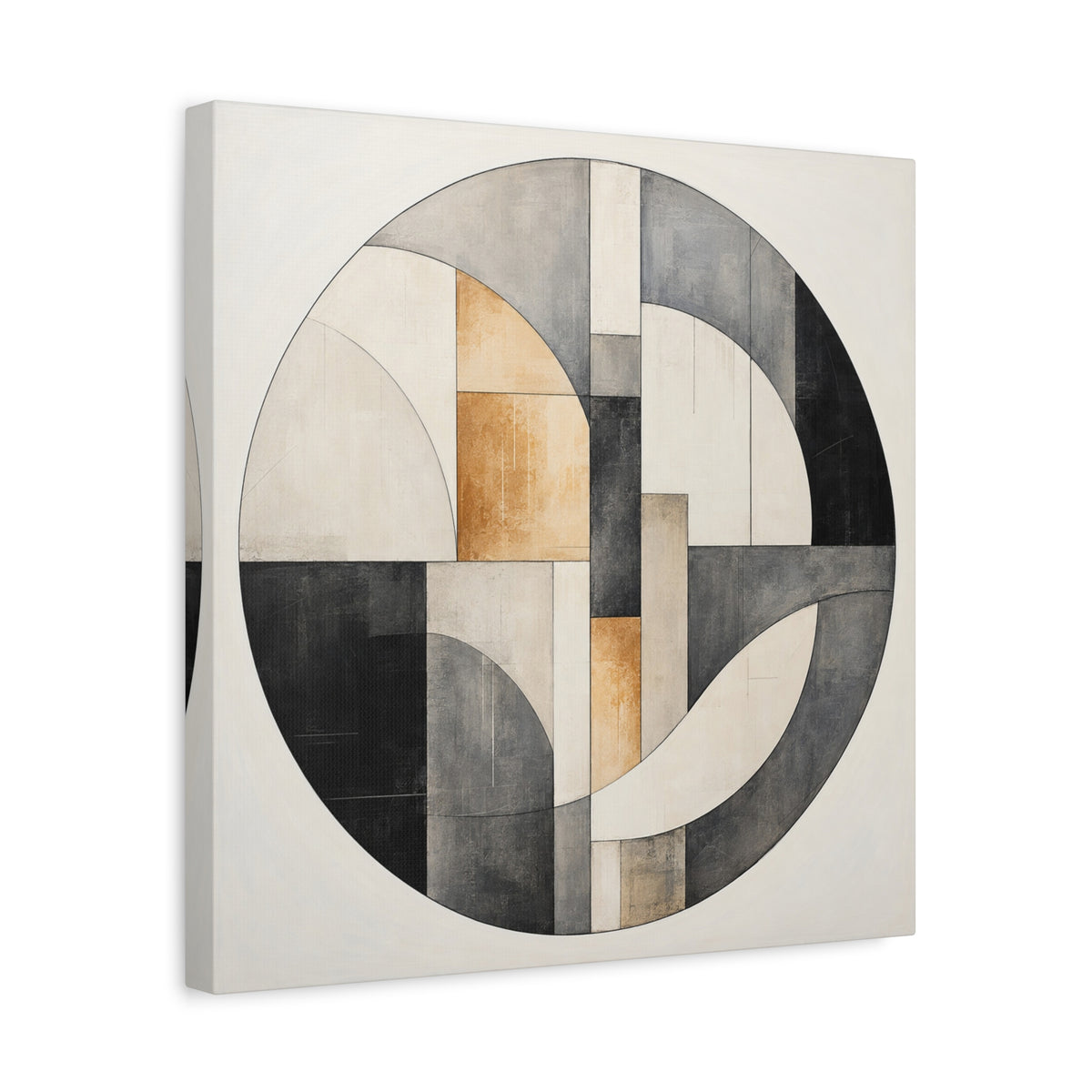 Quiet Architecture — Minimalist Geometric Abstract Wall Art