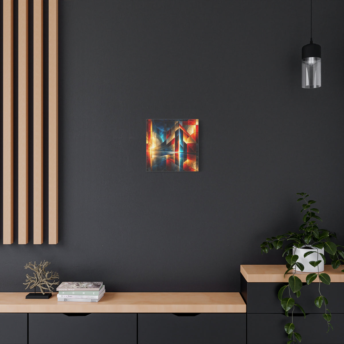 Luminous Threshold — Architectural Geometric Abstract Fine Art Print
