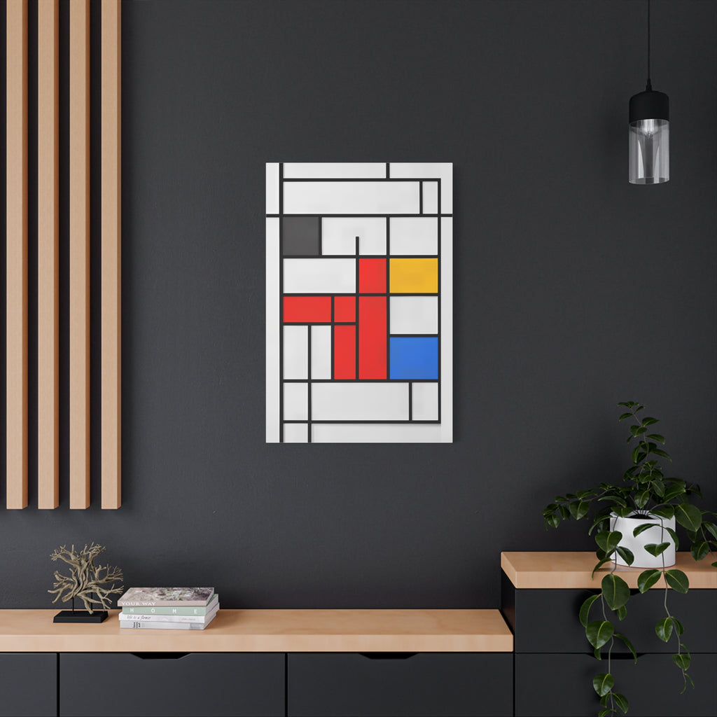 Primary Structure — Bauhaus Geometric Modernist Fine Art Print