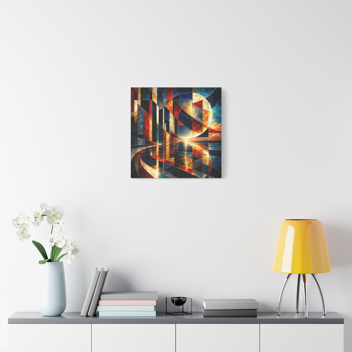 Solar Passage — Geometric Architectural Abstract Fine Art Print