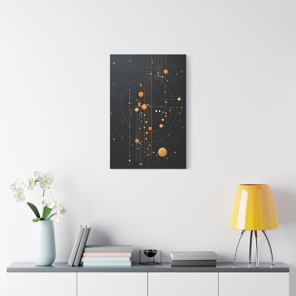 Celestial Coordinates — Planetary Blueprint Fine Art Print