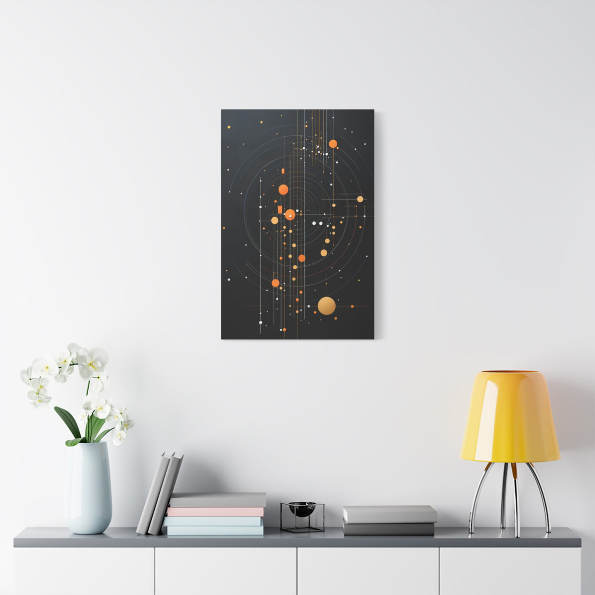 Celestial Coordinates — Planetary Blueprint Fine Art Print